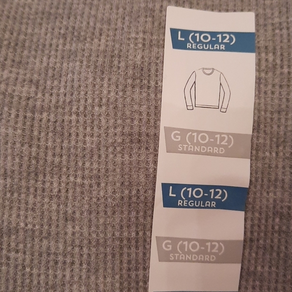 *NEW* sz L 10 gray thermal top - Picture 4 of 4